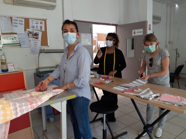 L’ESAT Cité-Jardins de Suresnes se lance dans la production de masques en tissu