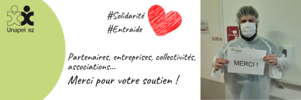 Partenaires industriels, associatifs et collectivités… Soutiens de l’Unapei 92 : Merci pour vos dons !