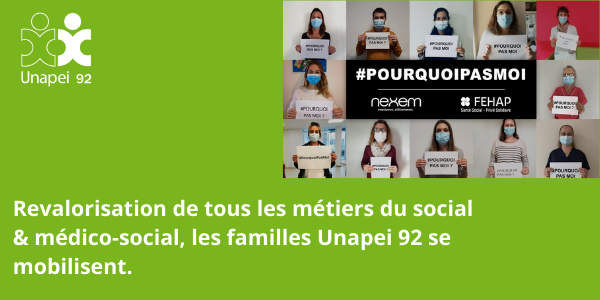 Négociations Ségur de la Santé : la voix des familles Unapei 92