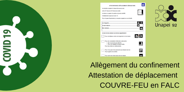 Covid 19 : Attestation couvre-feu à partir du 15 décembre 2020