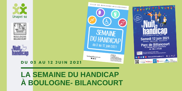 Semaine du handicap 2021 à Boulogne-Billancourt – Demandez le programme !