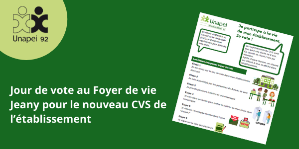 Jour de vote au Foyer de vie Jeany pour le nouveau CVS de l’établissement