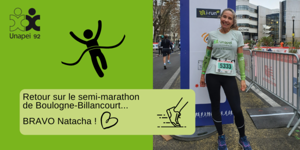 Retour sur le semi-marathon de Boulogne-Billancourt : Bravo Natacha !