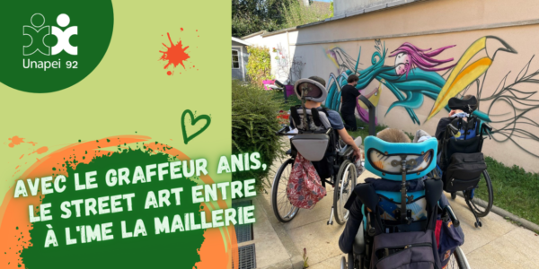 Avec le graffeur Anis, le street art entre à l’IME La Maillerie