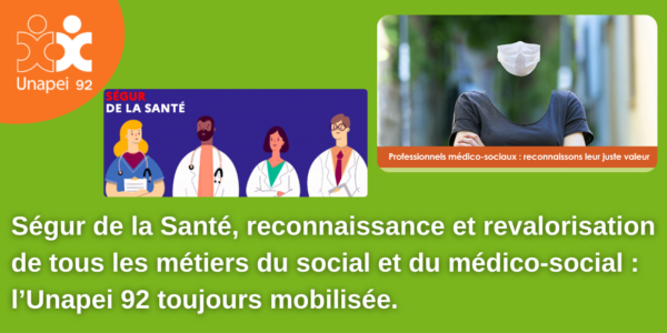 Ségur de la santé : l’Association mobilisée