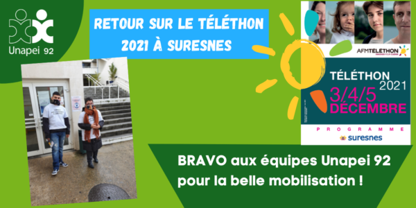 Retour sur le Téléthon 2021 : Belle mobilisation des établissements de Suresnes !