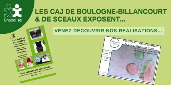 Les CAJ de Boulogne-Billancourt et de Sceaux vous invitent à découvrir leurs créations…