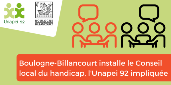 Boulogne-Billancourt installe le Conseil local du handicap, l’Unapei 92 impliquée