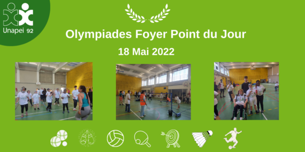 Plus vite, plus haut, plus fort, pour les Olympiades du Foyer du Point du Jour !