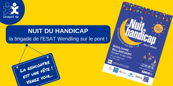 Nuit du handicap à Boulogne-Billancourt : la brigade ESAT Wendling en action !