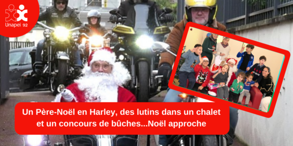 Un Père-Noël en Harley, des lutins dans un chalet et un concours de bûches…Noël approche !