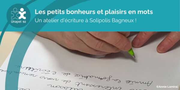 Petits bonheurs en mots : un atelier d’écriture à Solipolis Bagneux