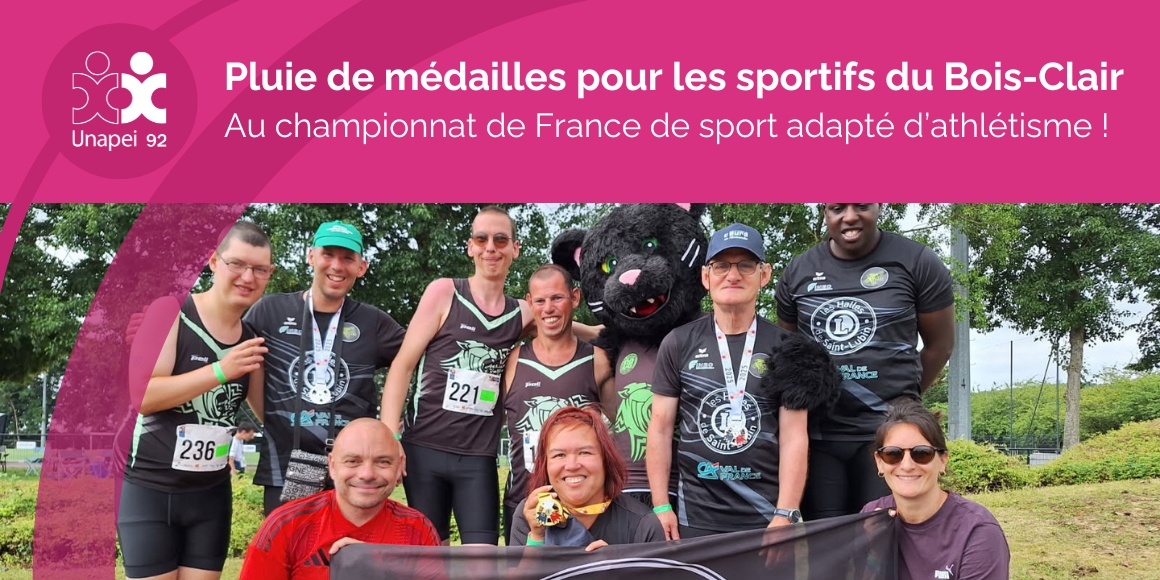 Les sportifs du Bois-Clair au Championnat de France de sport adapté d'athlétisme 2025