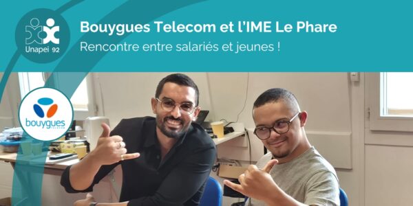 Bouygues Telecom et l’IME Le Phare : rencontre entre salariés et jeunes